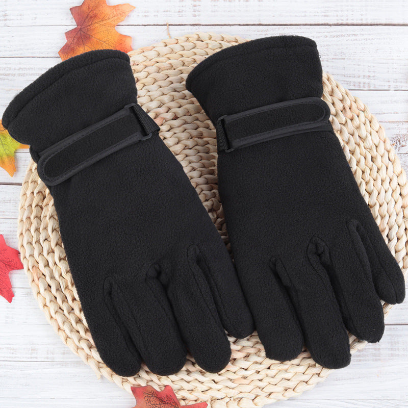 Polar Fleece Knit Touch Screen Glove