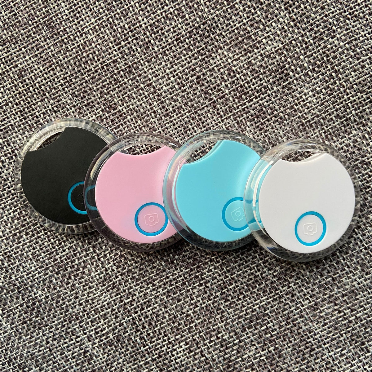 Round-Shaped Wireless Smart Wireless Tracker Anti-Lost Device Keychain Key Finder
