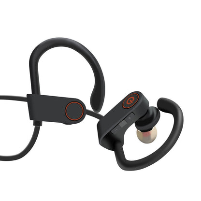 Metal Magnetic Attraction Handfree Running Earbuds Neckband Sport Wireless Headset