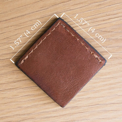 PU Leatherette Square Page Corner Mini Bookmark for Book Lover, Reader, Book Worm
