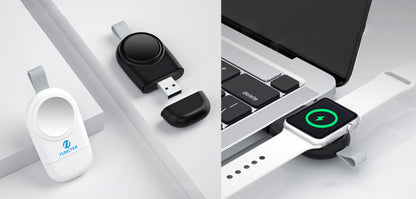 Magnetic Wireless Watch Charger Wireless Charging Pad Travel Charger-Screen Printed