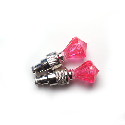 Diamond Style Bike Air Valve Light