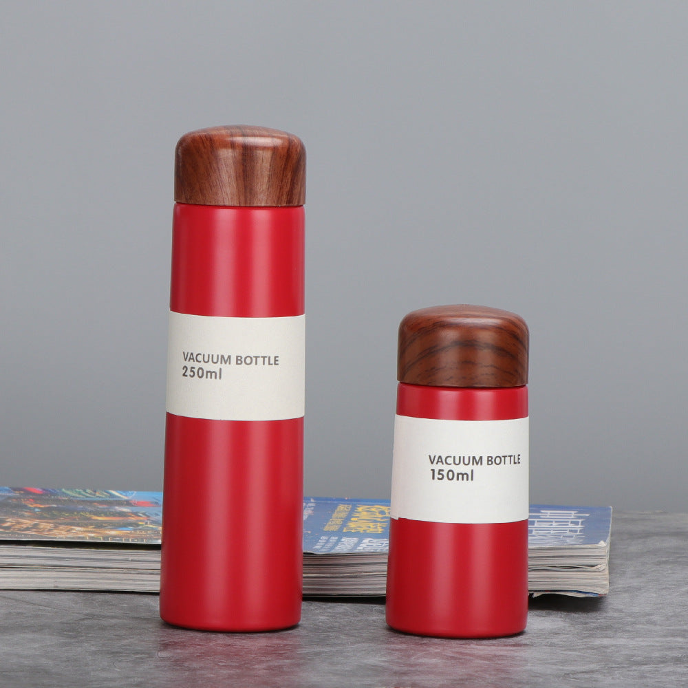 8.5oz/250ML 304 Stainless Steel Mini Insulated Water Bottle With Screw-on Lid Portable Vaccum Mug