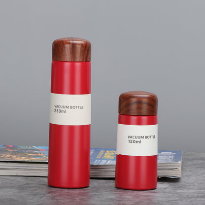 8.5oz/250ML 304 Stainless Steel Mini Insulated Water Bottle With Screw-on Lid Portable Vaccum Mug