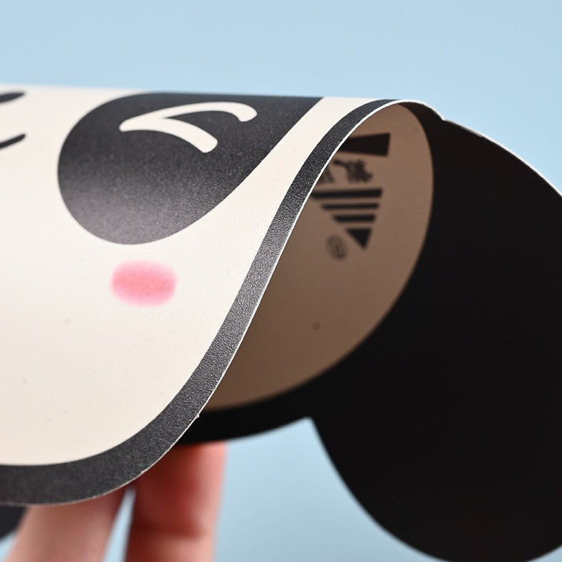 Custom Shaped Plastic Hand Held Fan W/ Handle