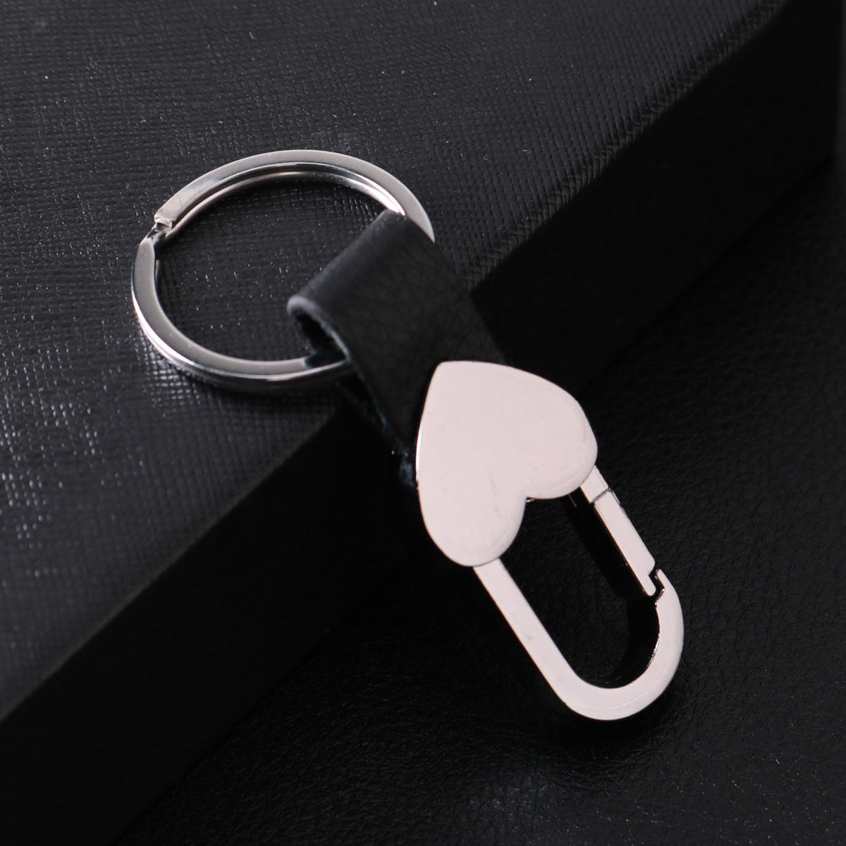 Heart Shape Keychain w/PU