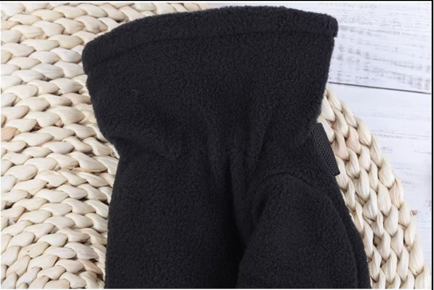 Polar Fleece Knit Touch Screen Glove W/ Reflective