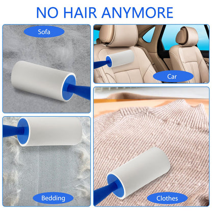 Lint Roller 60 Sheets, PP Handle, Sticky Pet Hair Remover