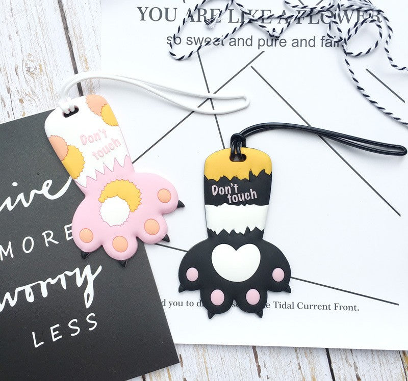 Fully Customizable 3D Raised Soft PVC Luggage Tag With Printed Back