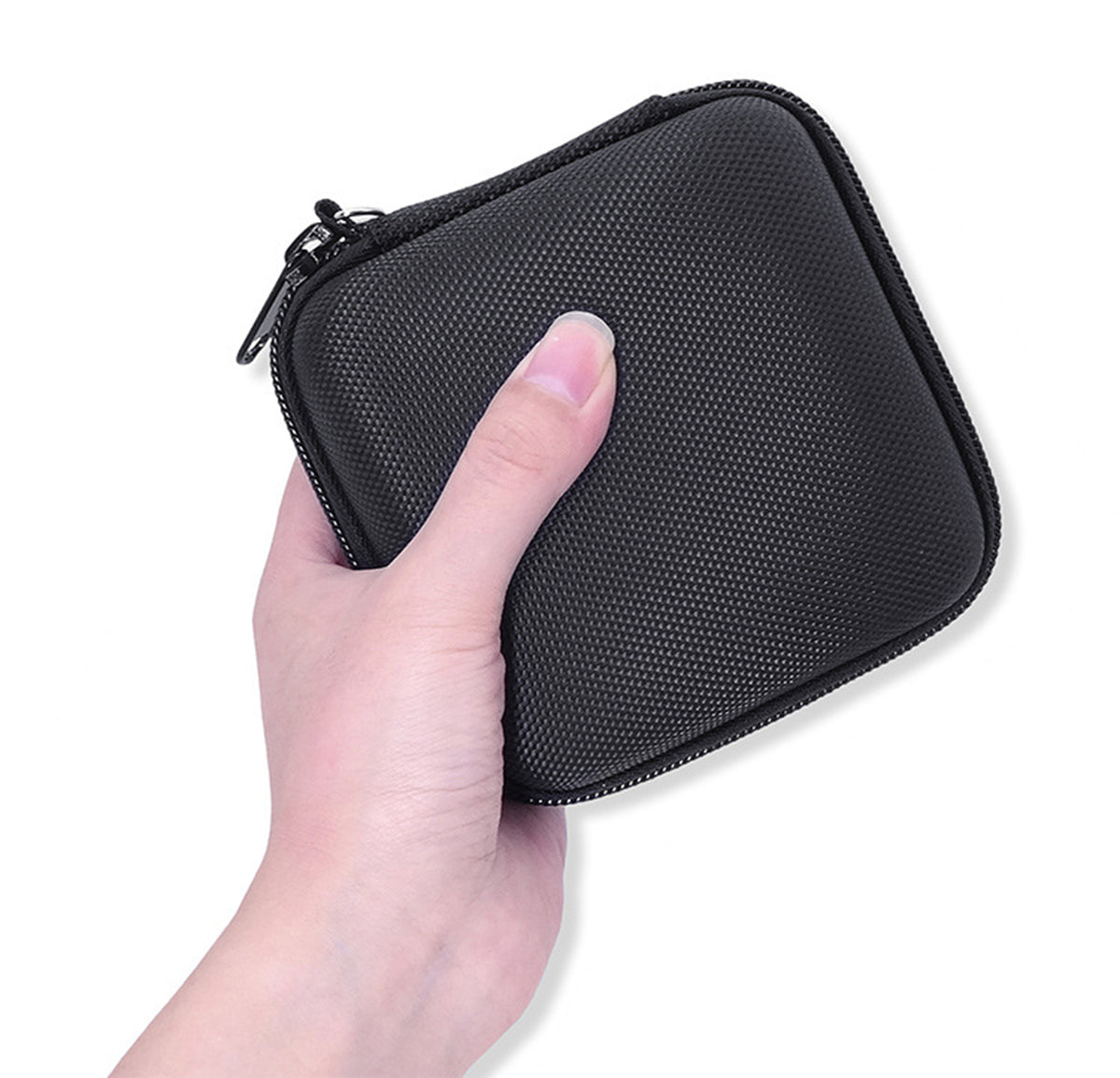 4.3 x 4.3" EVA Electronic Accessories Organizer Earphone Storage Pouch