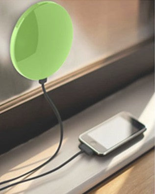 1,800 mAh Mini Circular Solar Power Bank