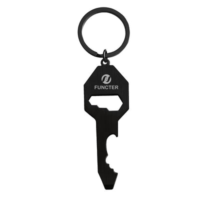 Multifunctional Key Shaped Bottle Opener Keychain #3