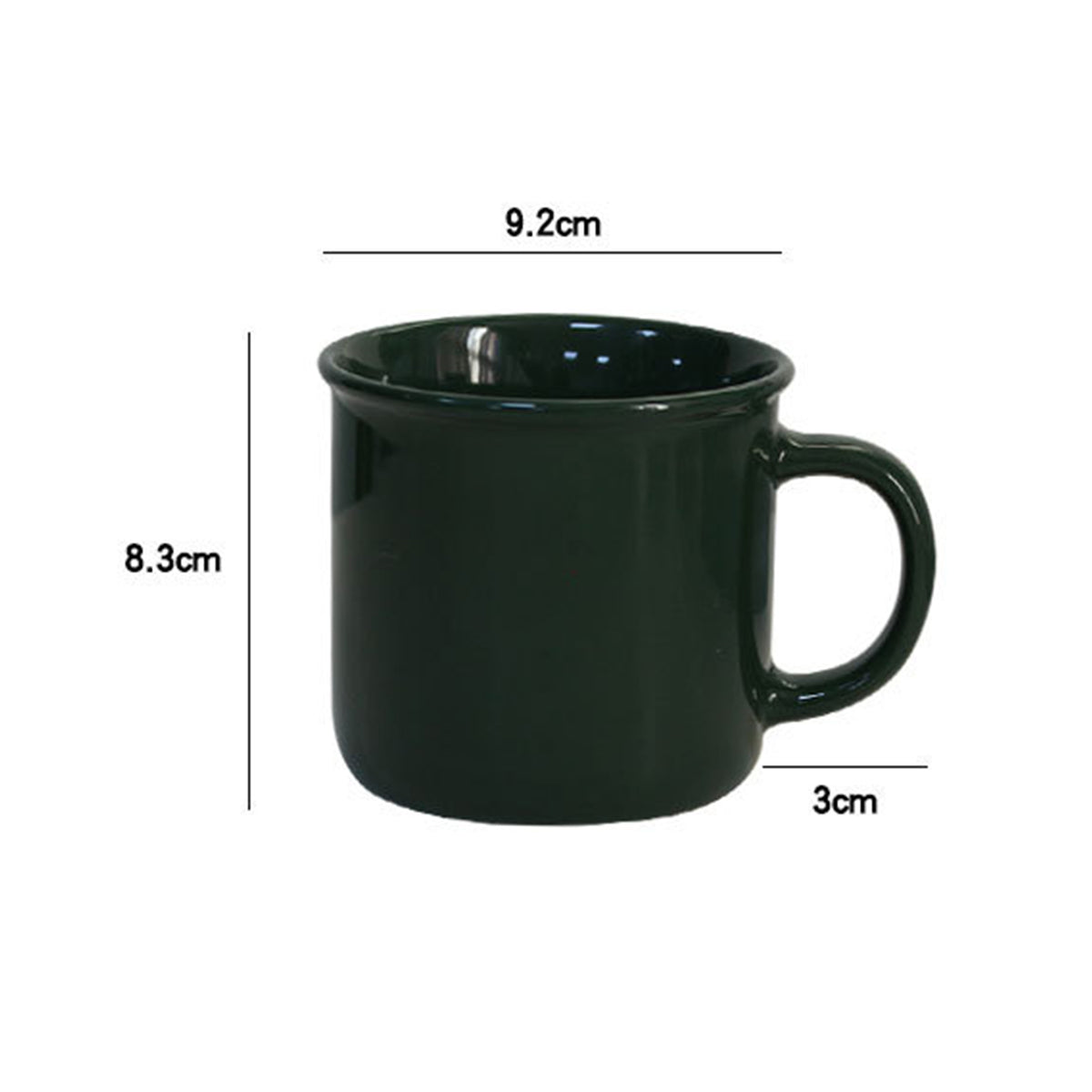 12 oz. Colorful Porcelain Cup Ceramic Water Cup Premium Cup