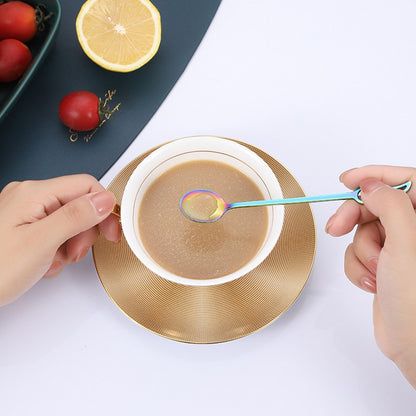 304 Stainless Steel Wing-Shaped Coffee Spoon Stirring Spoon