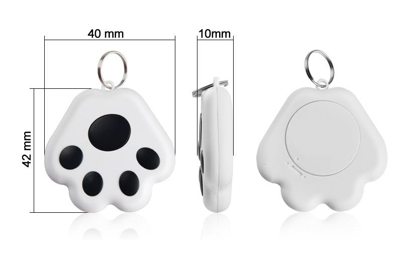 Cat Paws Shaped Wireless Smart Tracker Anti-Lost Device Keychain Key Finder
