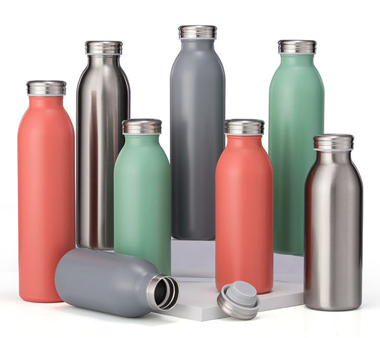 20 Oz. Vacuum Insulated Stainless Steel Bottle w/Full Color Logo