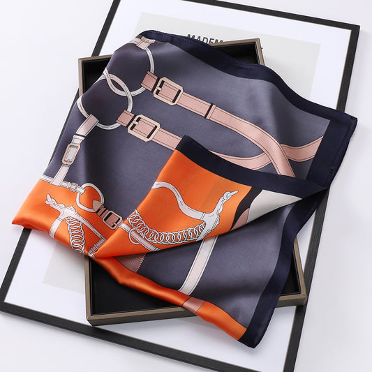 28" x 28" Stain Square Scarf Neck Scarves Kerchief Neckerchief Headband Handbags Wrap Scarf #34