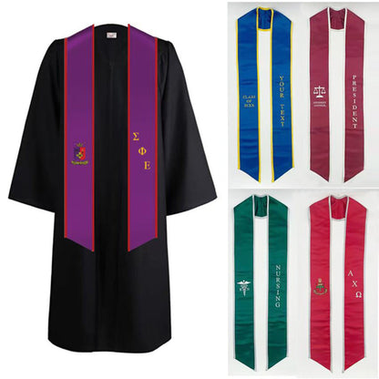 Custom 84" L Unisex Graduation Sash Honor Stole