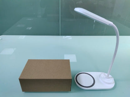 Multi-Functional 3-level Brightness Touch Control Flexible LED Desk Lamp W/Wireless Charger