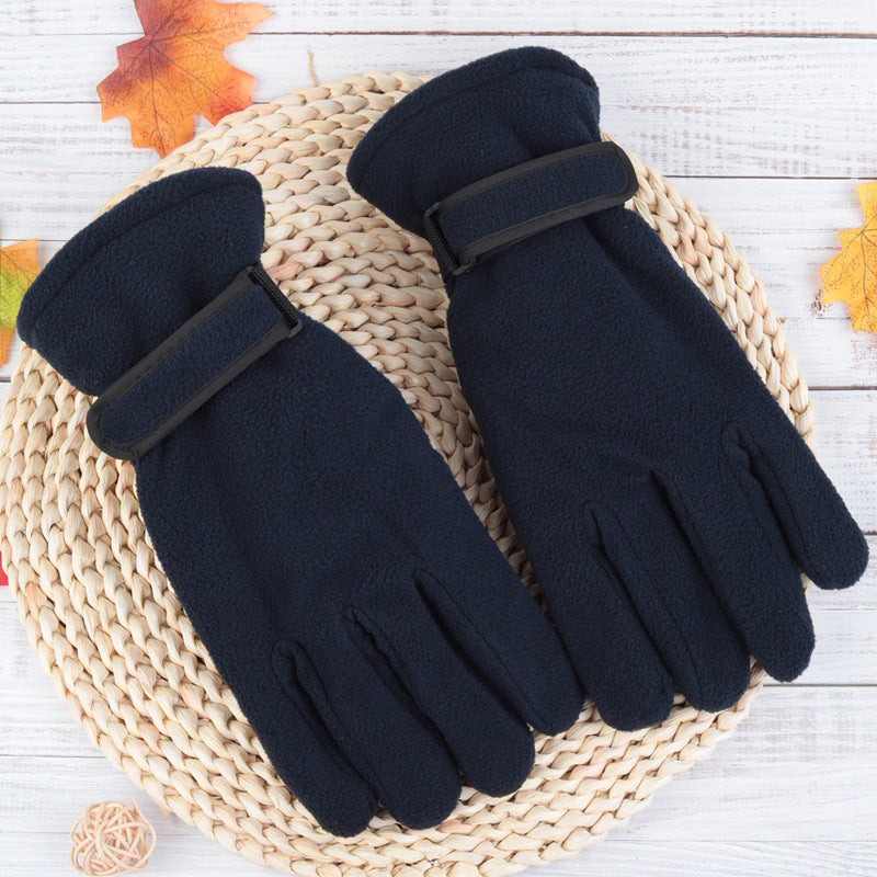 Polar Fleece Knit Touch Screen Glove