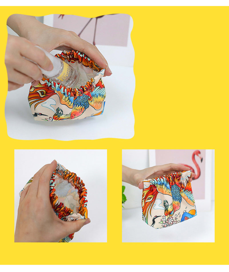 Custom Small Shrapnel Portable Pouch Makeup Bag Purse Bag For Cosmetics Jewelry Cards Coin