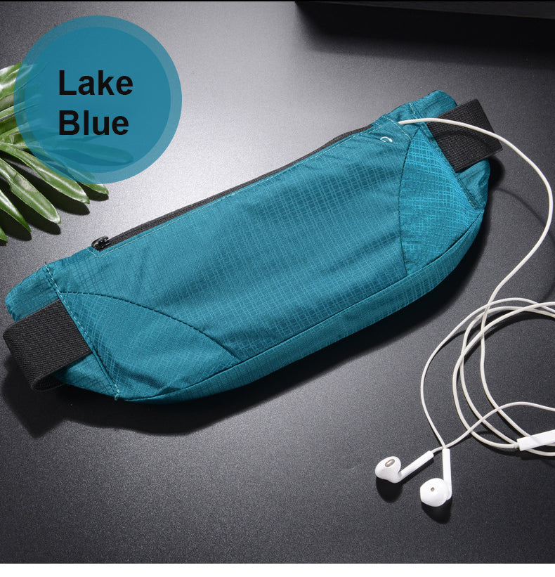 Outdoor Sports Water Resistant Nylon Fanny Pack For Running Hiking Cycling