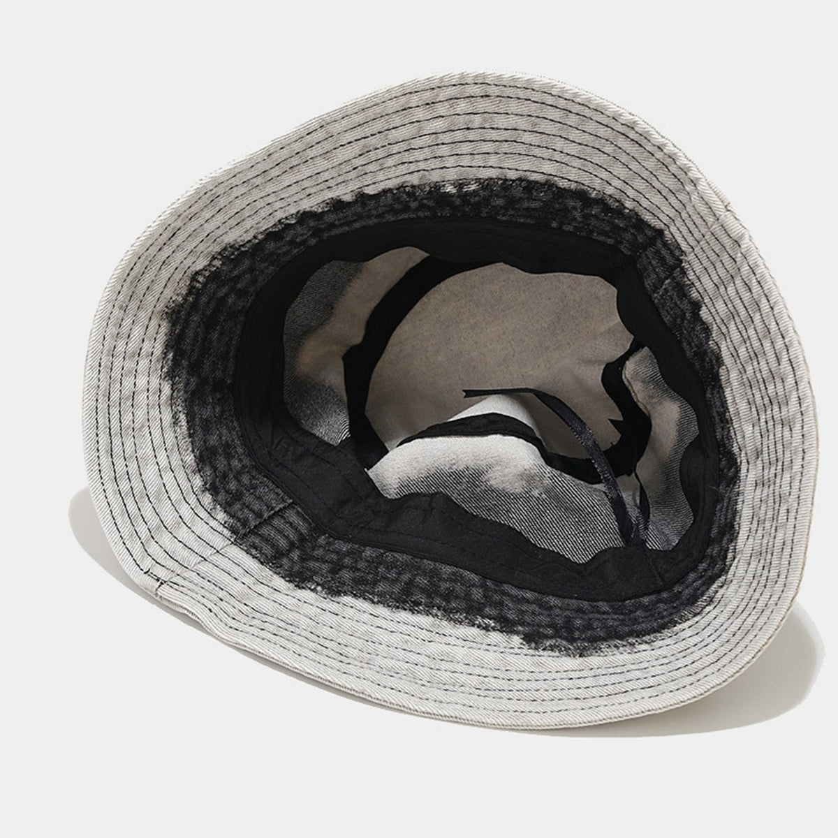 Fashion Unisex Gradient Color Denim Bucket Hat