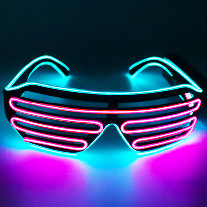 Voice-Activated LED Light Glasses For Party & Music Festival
