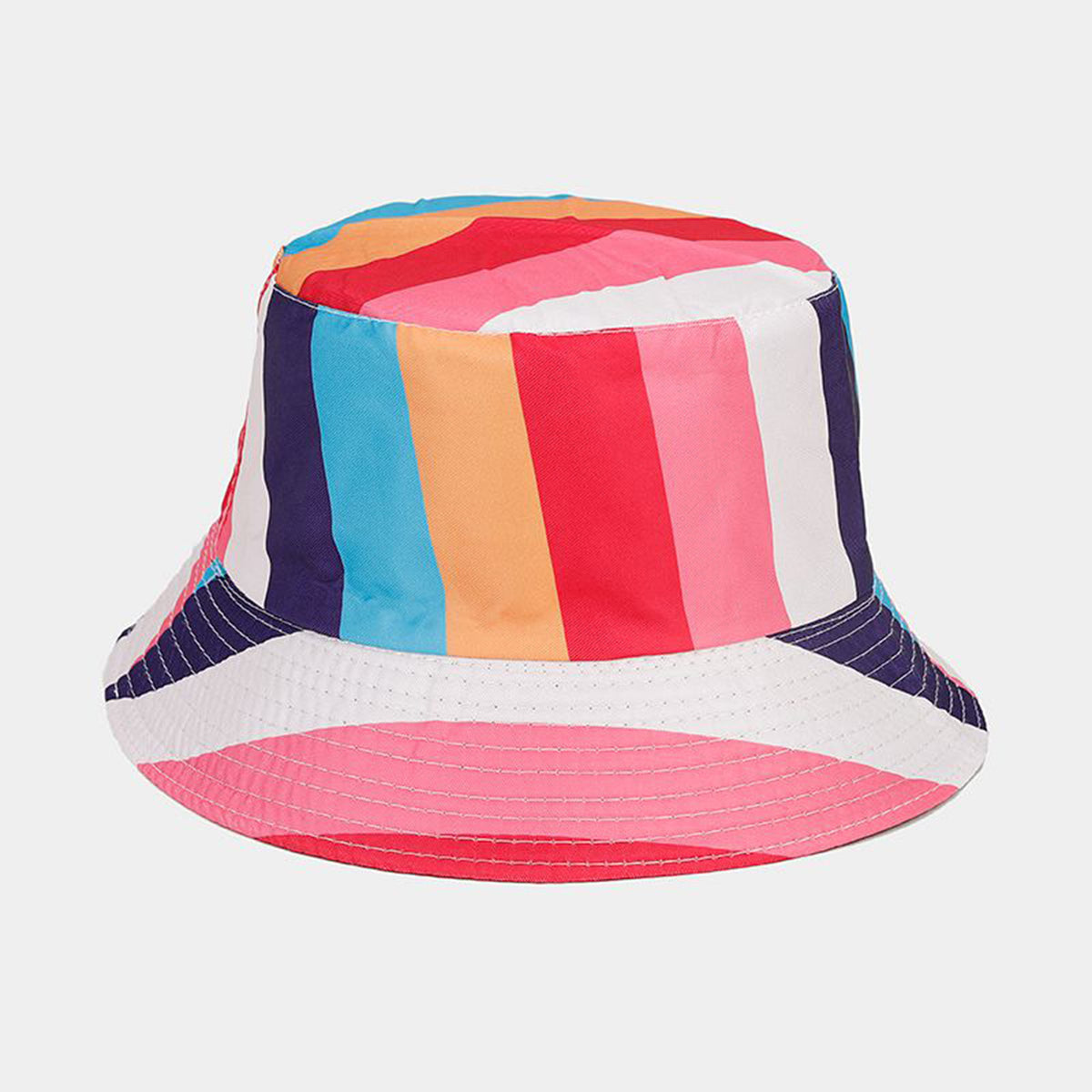 Reversible Polyester Pride Rainbow Hat