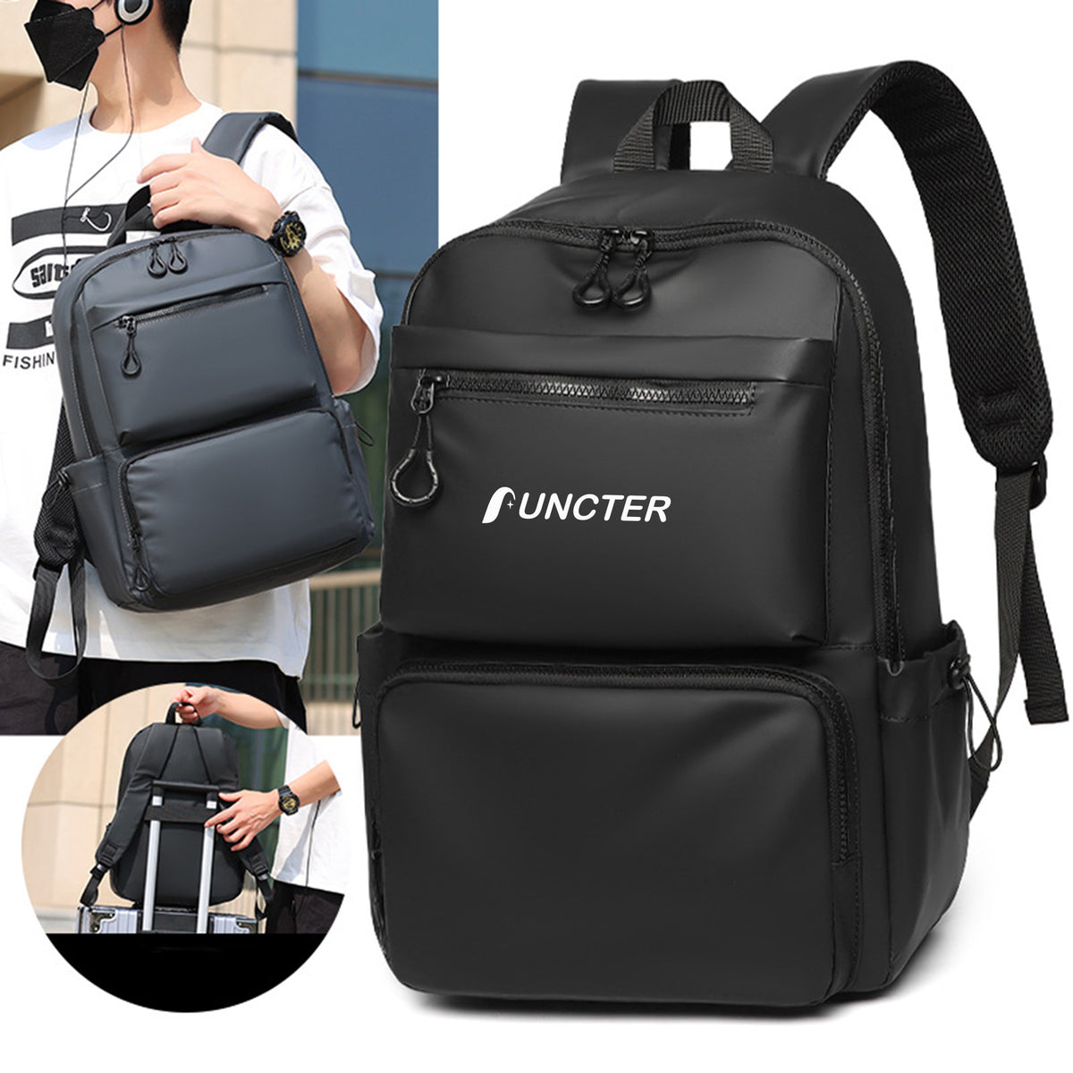 Laptop Backpack Organized Travel Bags with Multiple Pockets