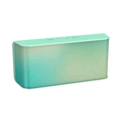 Square Portable Mini Speaker W/800 mAh Battery-Full Printed On Front