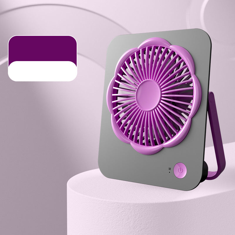Rechargeable Desktop Fan Mini Hanging Fan Square Shape Fan