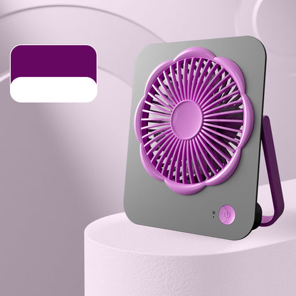 Rechargeable Desktop Fan Mini Hanging Fan Square Shape Fan