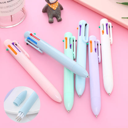 6 Colors Original Retractable Ballpoint Pen