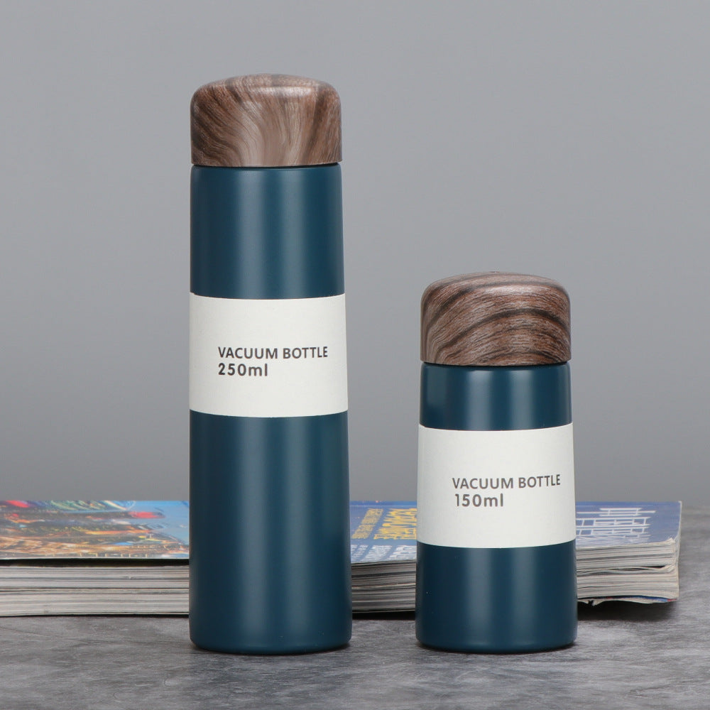 8.5oz/250ML 304 Stainless Steel Mini Insulated Water Bottle With Screw-on Lid Portable Vaccum Mug