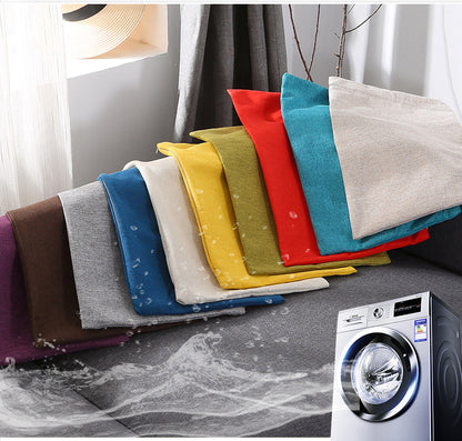 15.8 x 15.8" Premium Square Linen Throw Pillowcase With Hidden Zipper