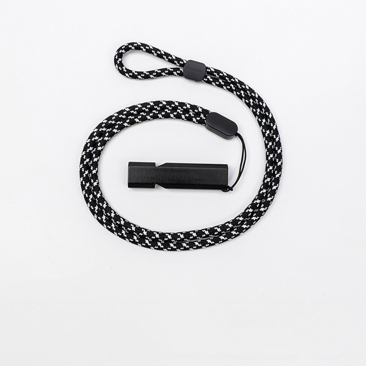 Lanyard Aluminum Alloy Whistle Emergency Survival Whistle W/ Lanyard