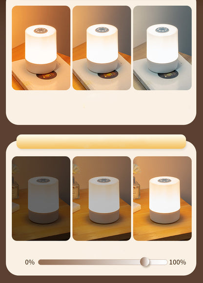 Portable LED Touch Night Light for Kids, Nursing Lamp With Built-in Rechargeable Battery