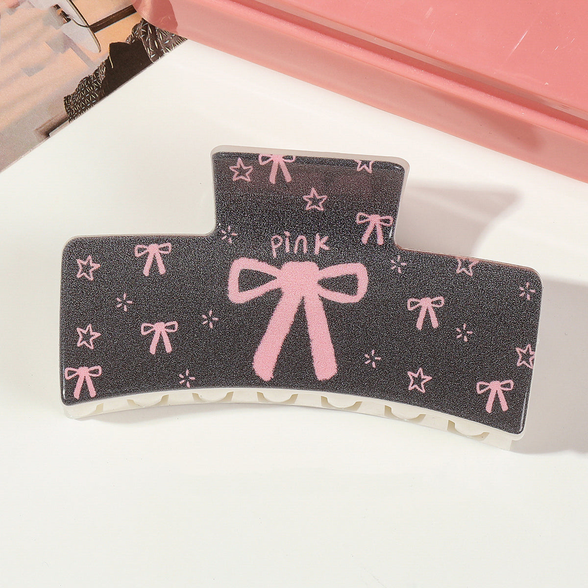 Full color printing Square Hair Claw Clip