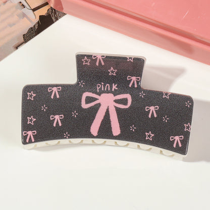 Full color printing Square Hair Claw Clip