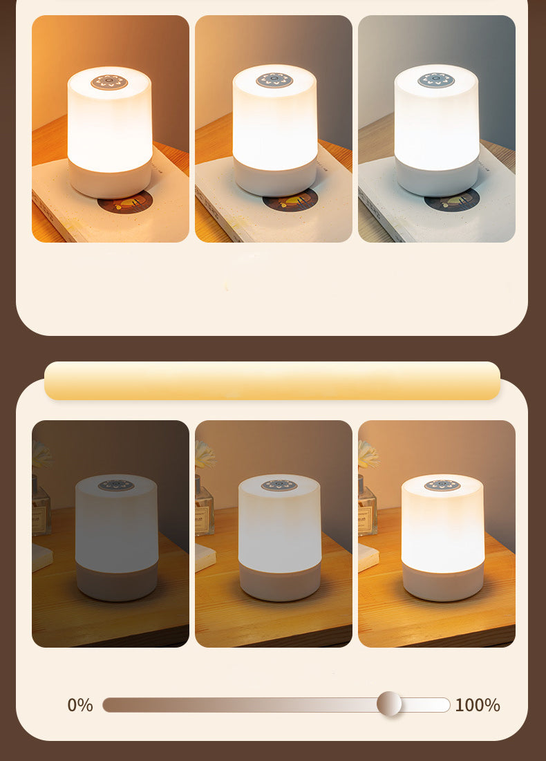 LED Touch Night Light for Kids, Nursing Lamp With Built-in Rechargeable Battery-Remote Control