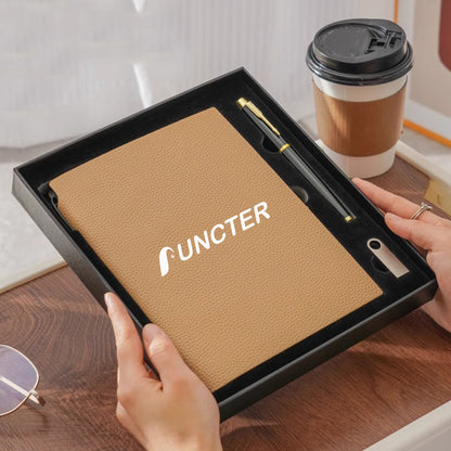 A5 PU Leather Luxury Notebook Lined Memo Notebook Set