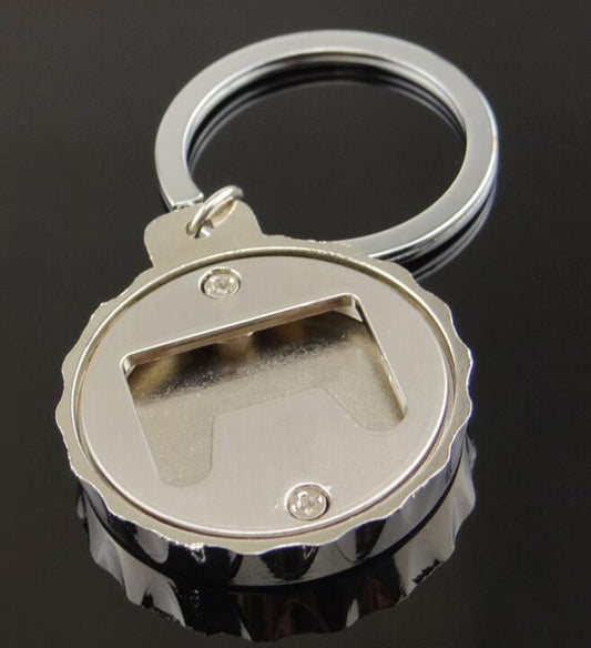 Beer Bottle Cap Shape Key Chain