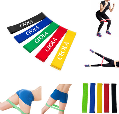 0.35 mm Thick Latex Stretch Yoga Strap Band