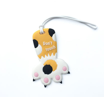 Fully Customizable 3D Raised Soft PVC Luggage Tag With Printed Back