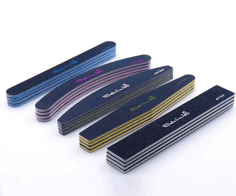 Professional 100/180 Grit Nail Files Emery Board