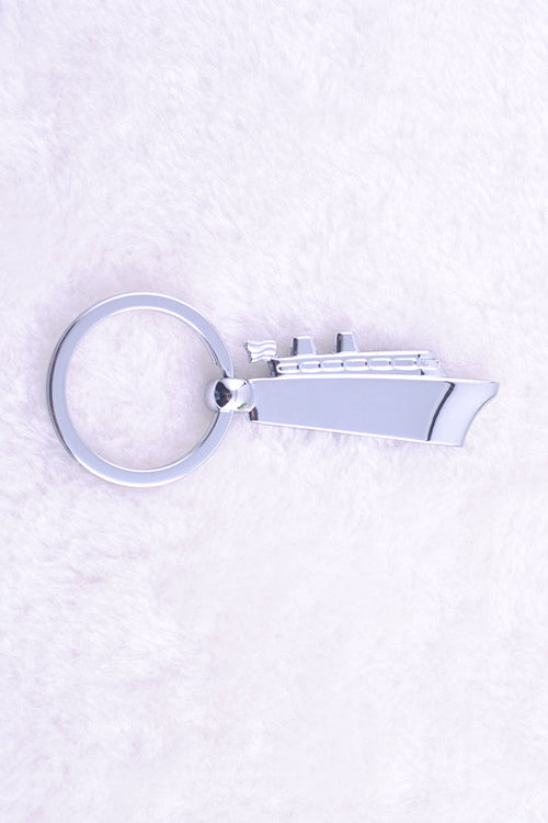 Steamer Shape Key Chain