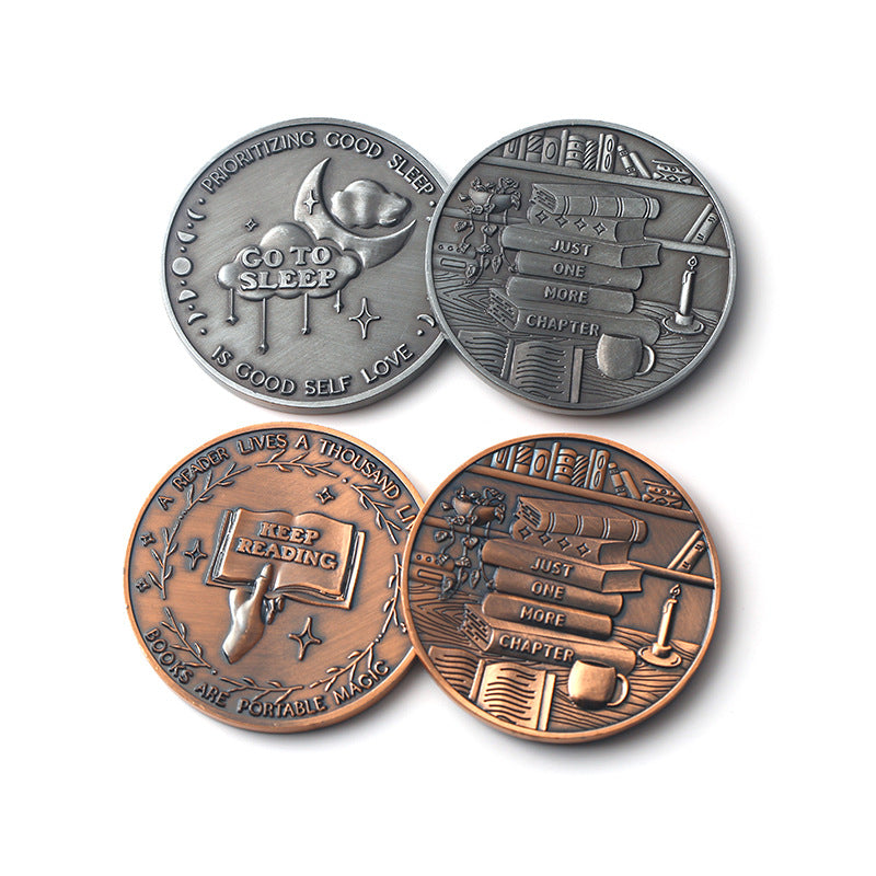1.8" Fully Customized Metal Challenge Coin Round Commemorative Coins