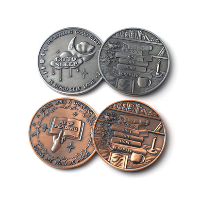1.8" Fully Customized Metal Challenge Coin Round Commemorative Coins