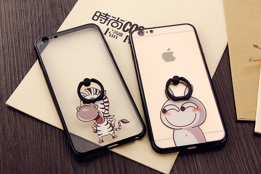 Fat Rabbit Phone Case w/Finger Buckle For Smart Phone